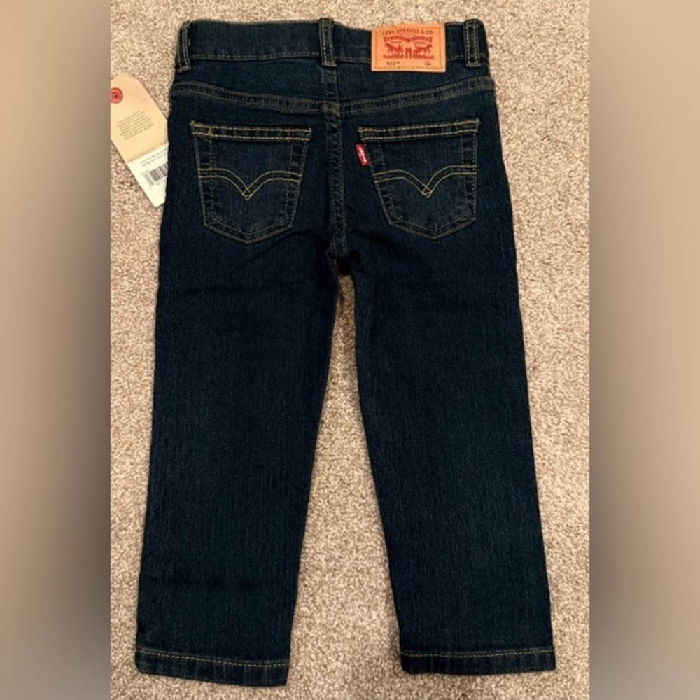 NWT Levi’s 511 slim dark wash jeans size boys 18 months